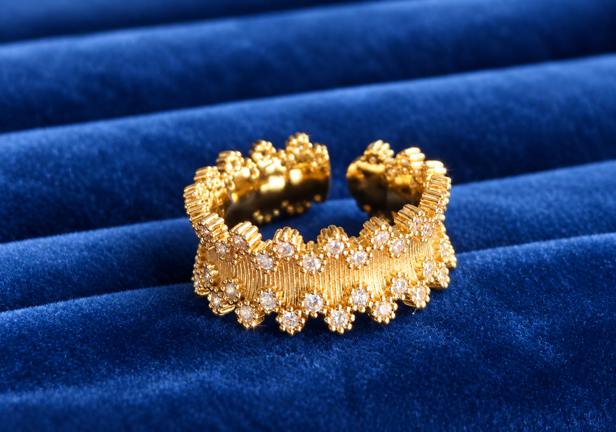 Gilded Lace Ring