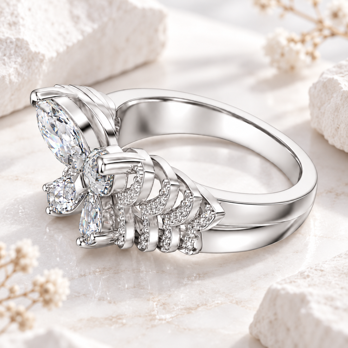 Serena Butterfly Ring