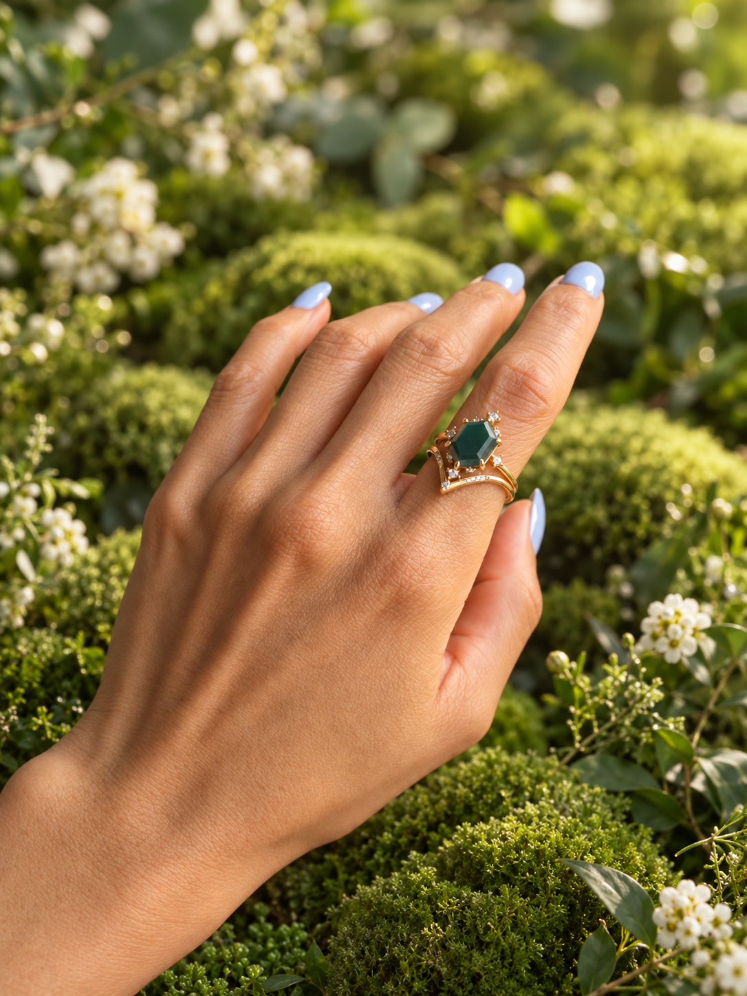 Verdant Crown Ring