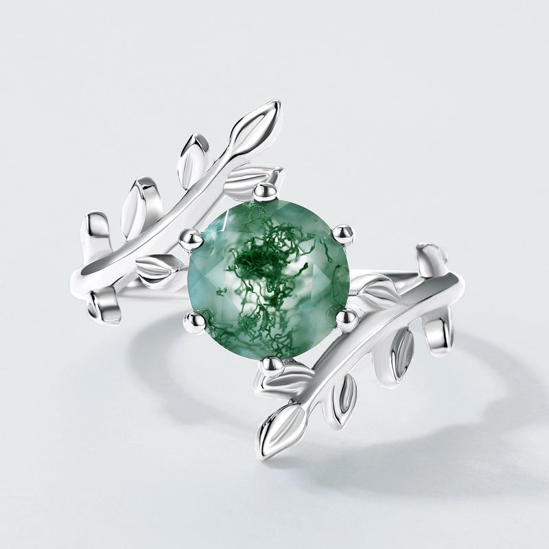 Forest Laurel Ring detail and styling image by Avelune Collection