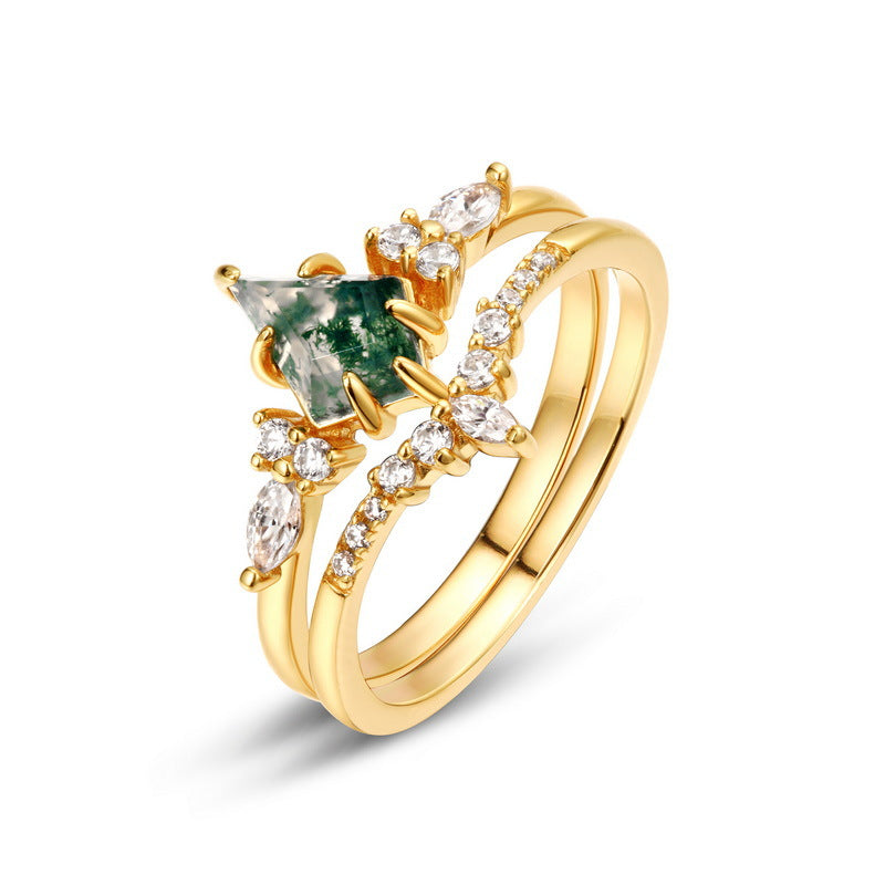 Verdant Arc Ring detail and styling image by Avelune Collection