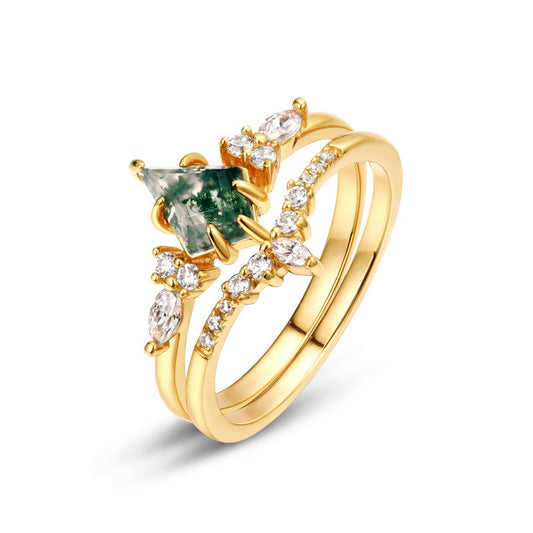 Verdant Arc Ring detail and styling image by Avelune Collection