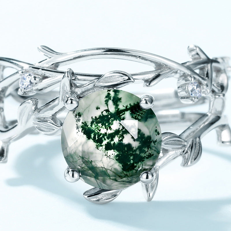 Forest Vine Ring detail and styling image by Avelune Collection