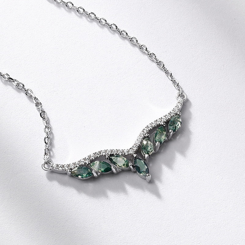 Forest Wing Necklace by Avelune Collection