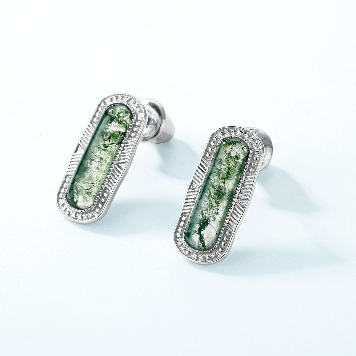 Moss Window Earrings by Avelune Collection