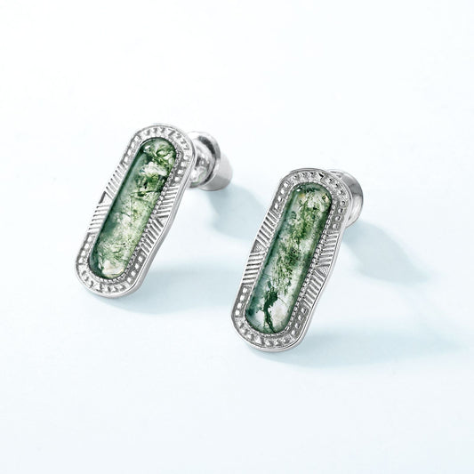 Moss Window Earrings by Avelune Collection