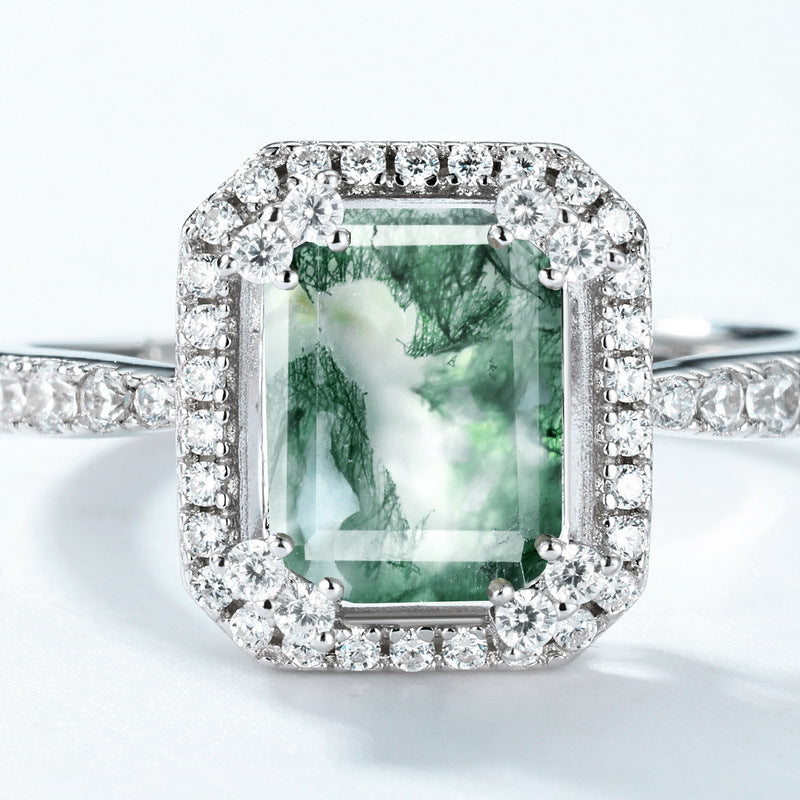 Moss Frame Ring by Avelune Collection