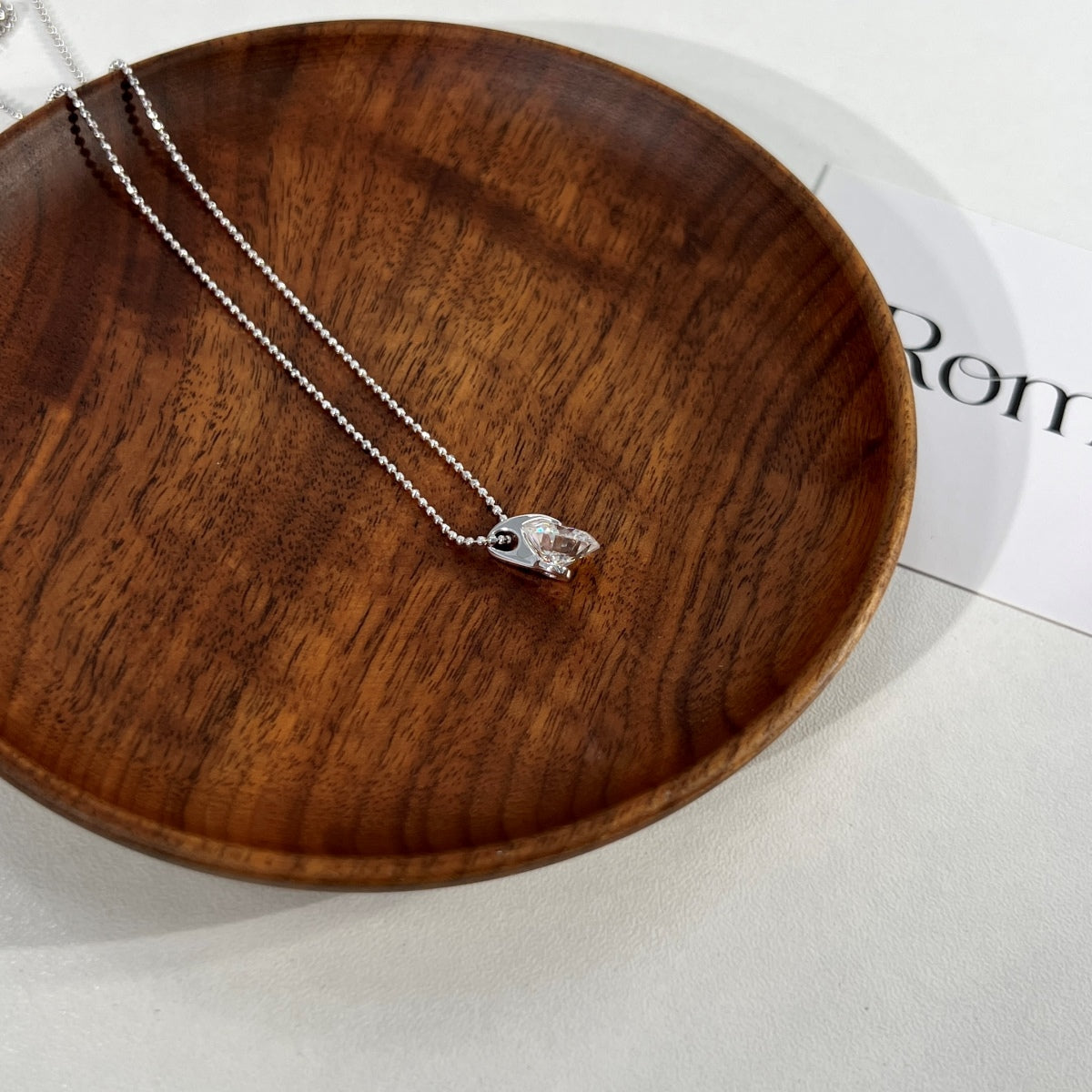Solitaire Moissanite Necklace