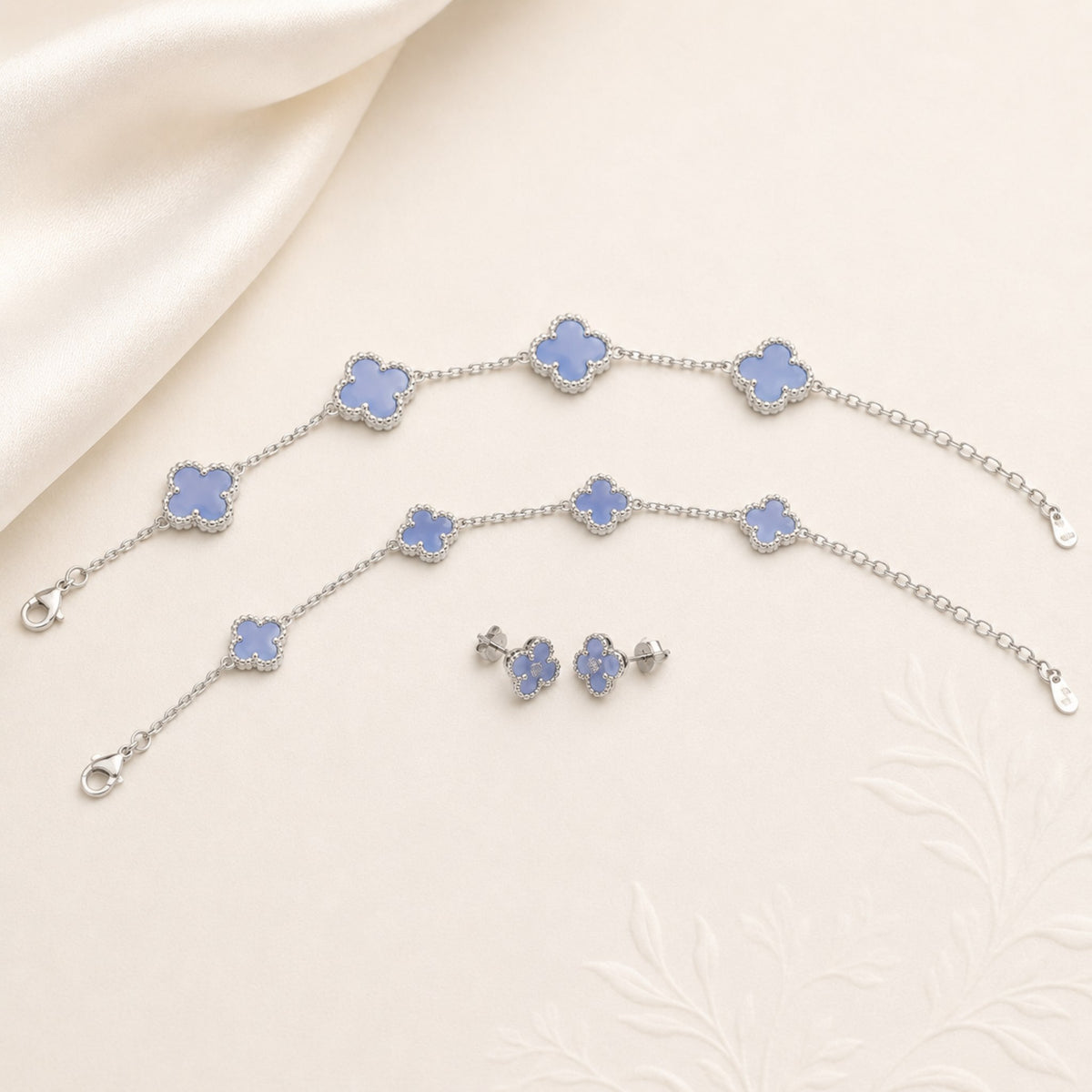 Lilac Clover Collection - Stud Earrings