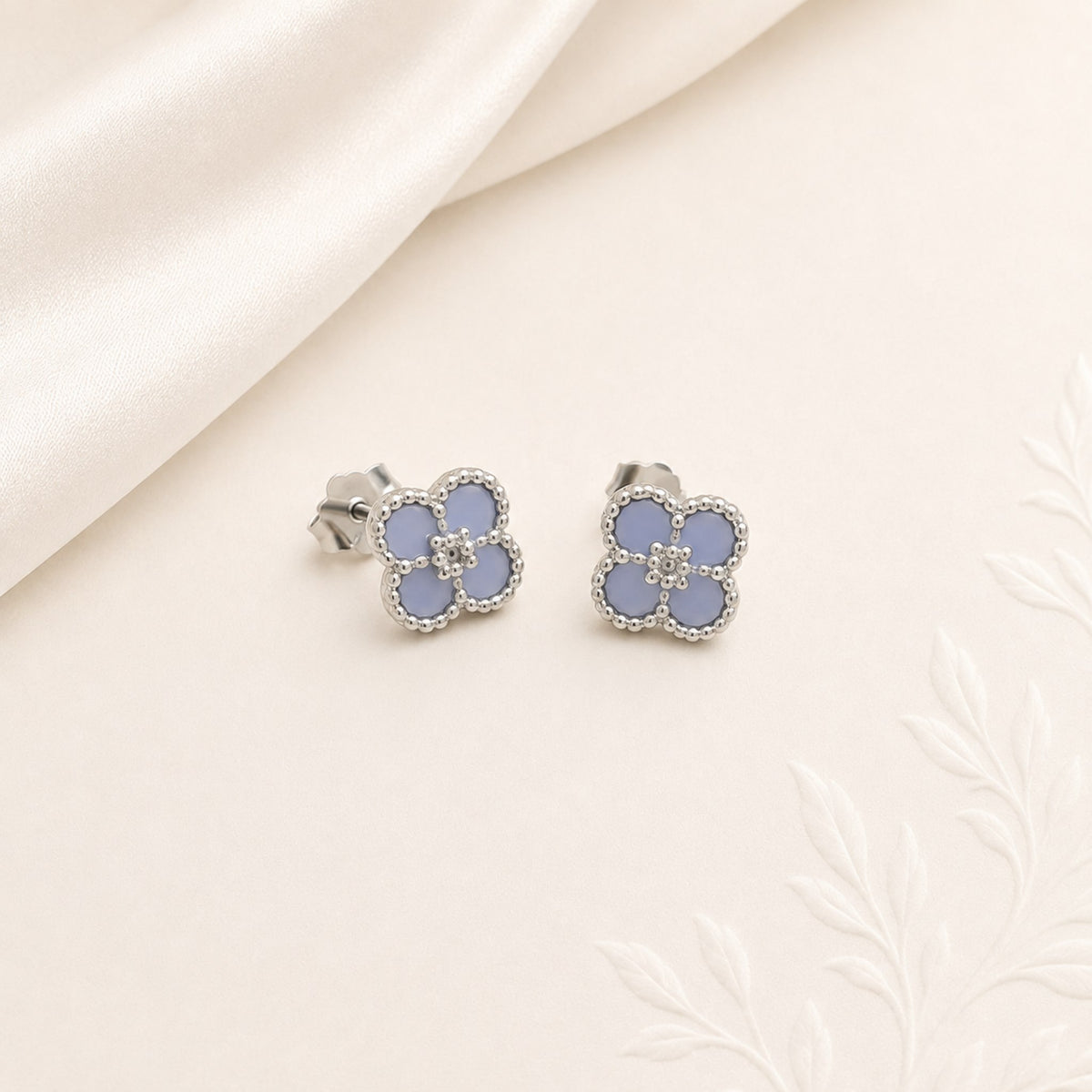 Lilac Clover Collection - Stud Earrings