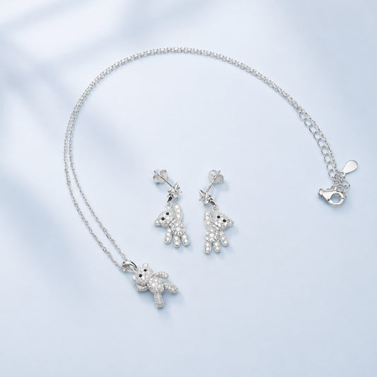 Teddy Sparkle Set - Necklace